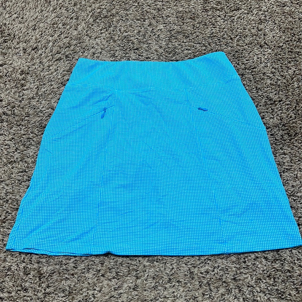 IBKUL Skort Light Blue Checkered XS SPF 50